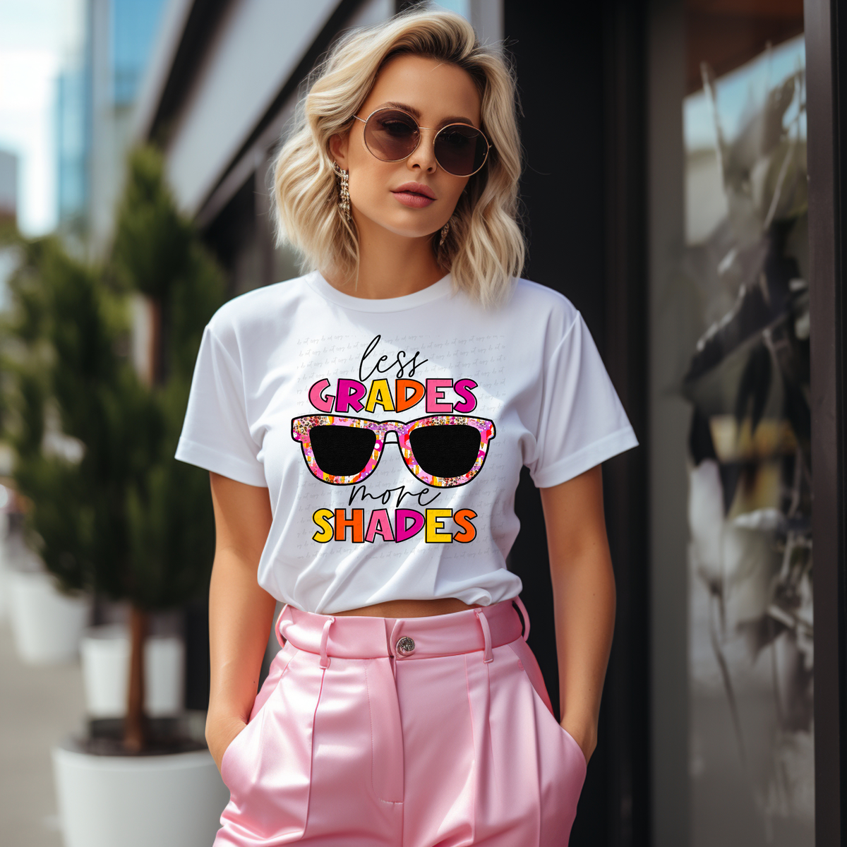 Less Grades More Shades 116491 DTF Transfer