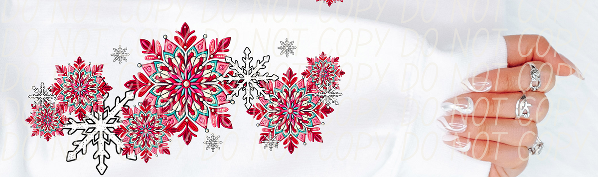 Let It Snow Sleeve 74255 DTF Transfer