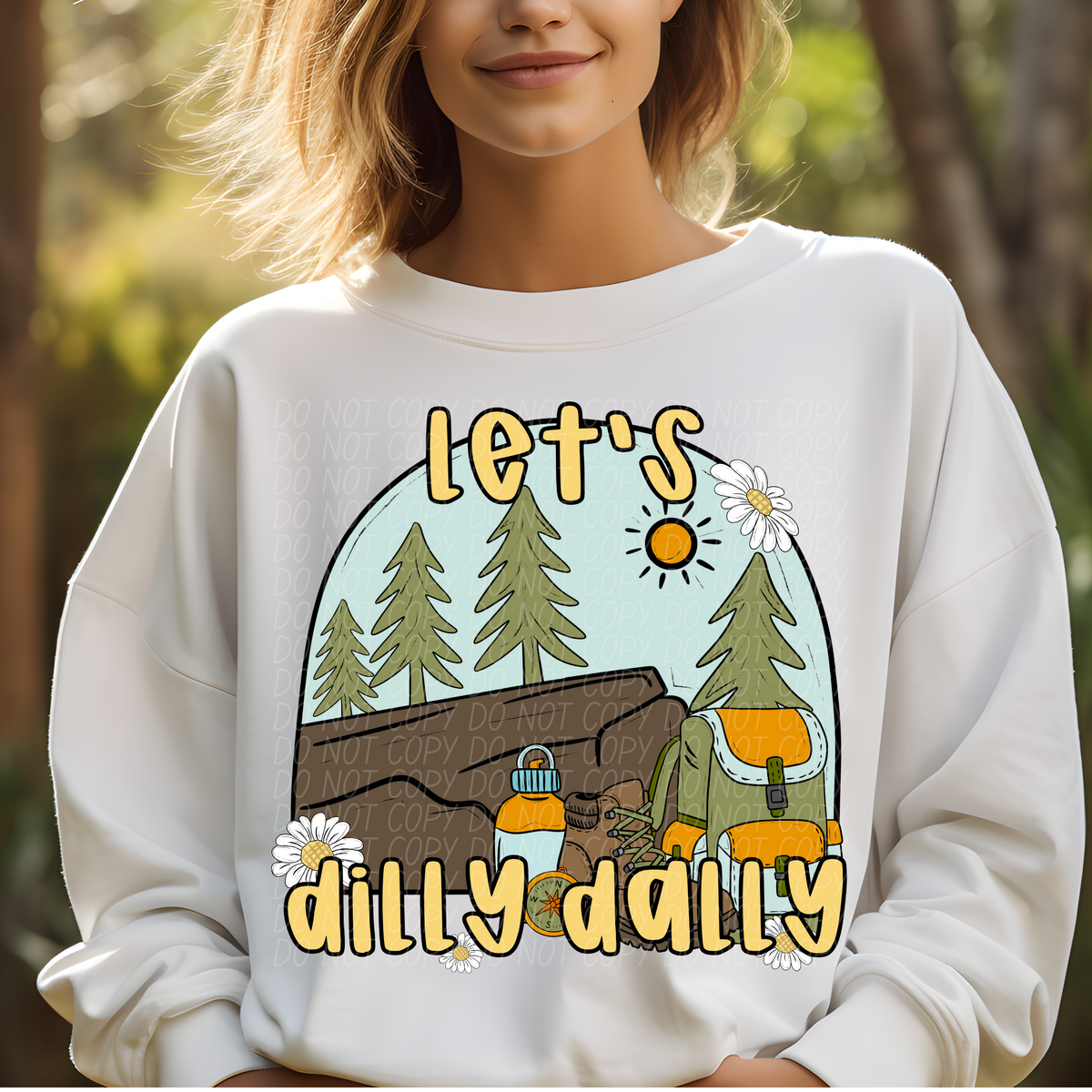 Let's dilly dally (CITY) DTF transfer