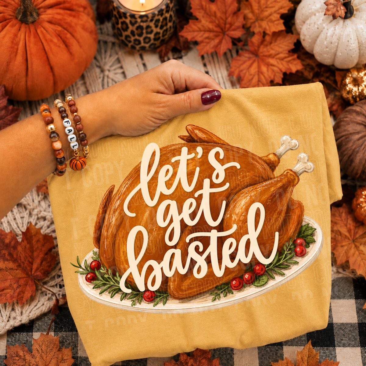 Let's get basted turkey (SBB) DTF transfer