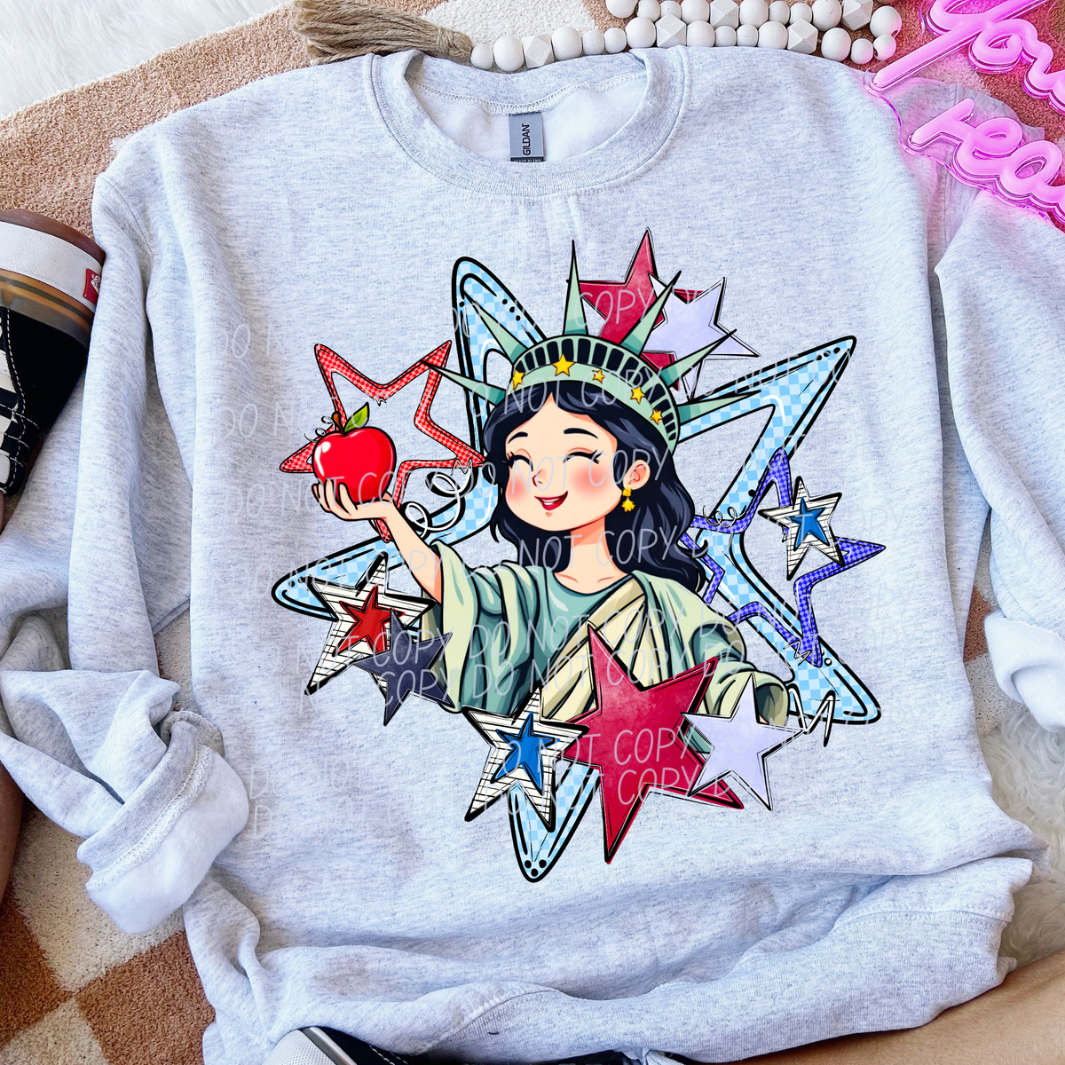Liberty stars (DWS) DTF Transfer