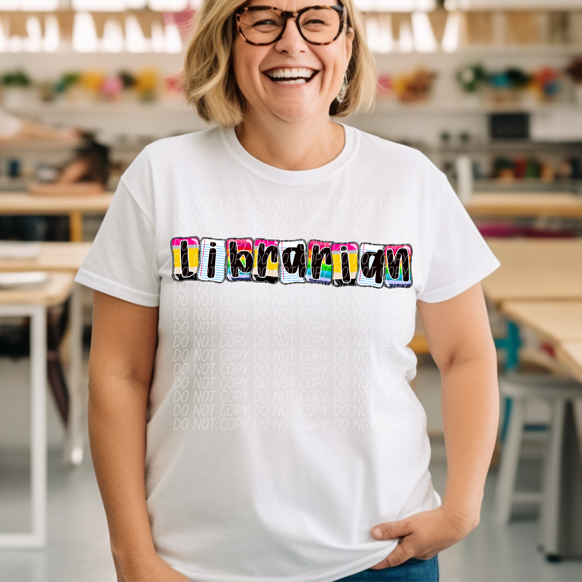 Librarian School Daze (CITY) DTF transfer