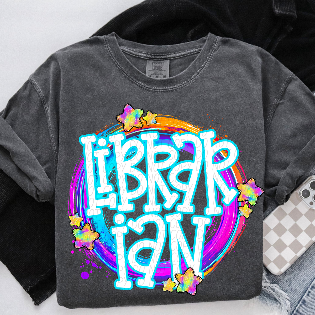 Librarian Whimsical (CITY) DTF transfer