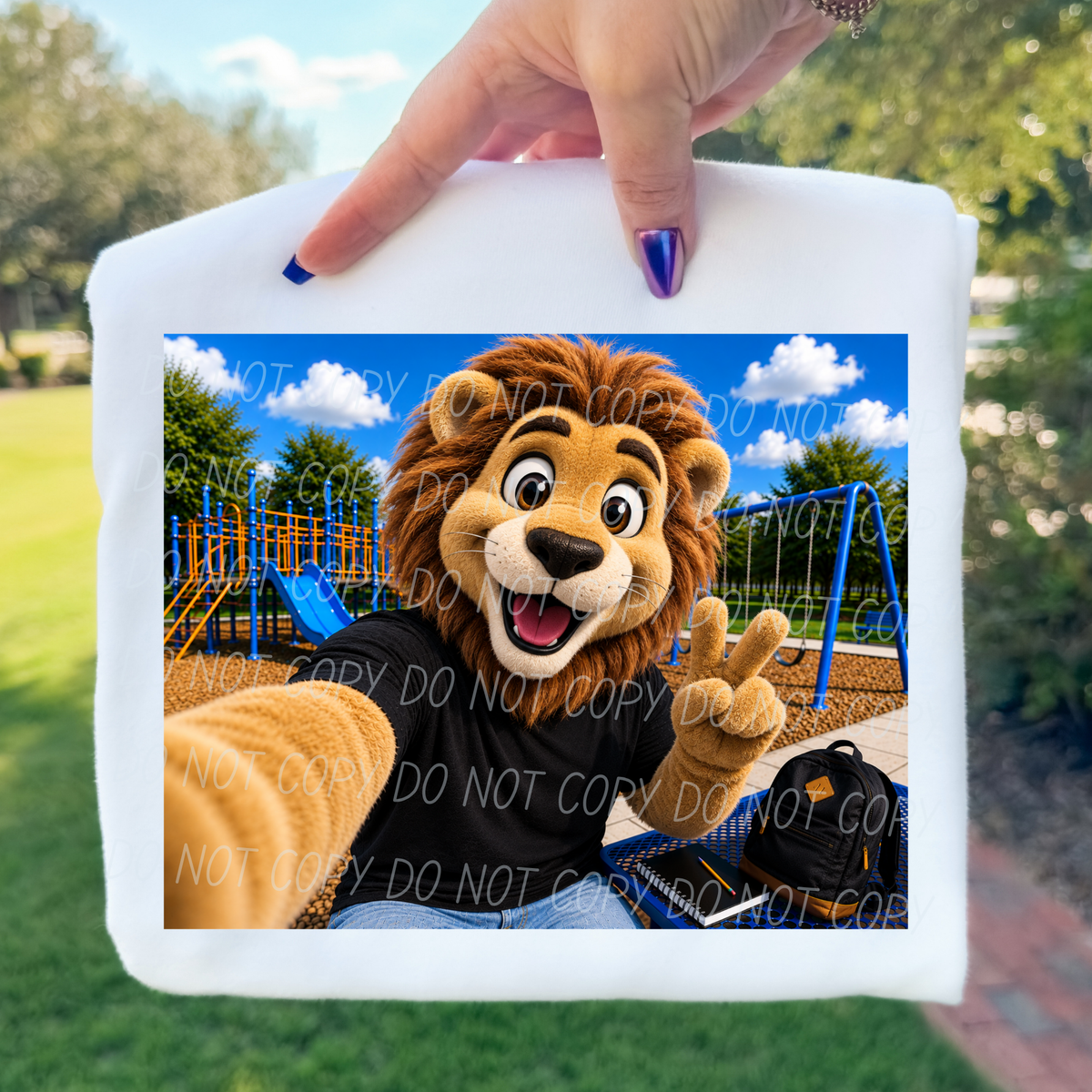 Lion Monarchs Royals Mascot (City) DTF transfer