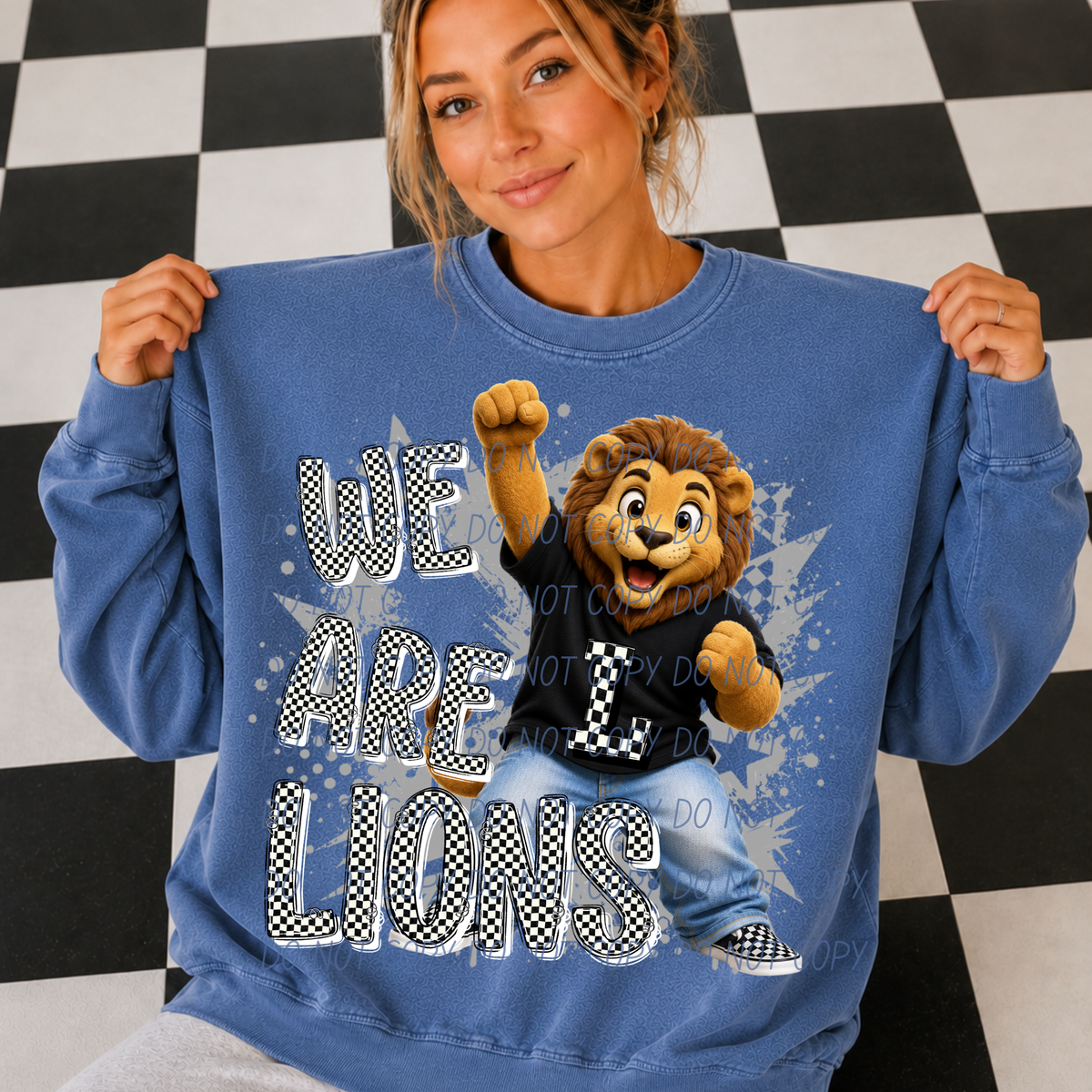 lions campus crew (city) DTF transfer