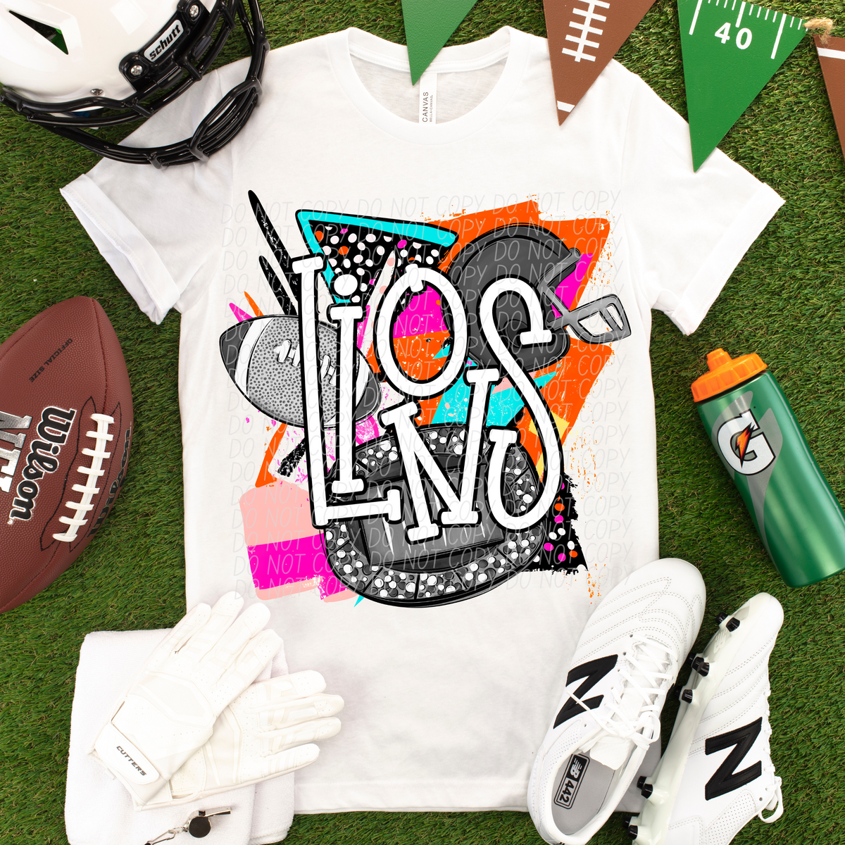 Bright Retro Football Mascots (City)