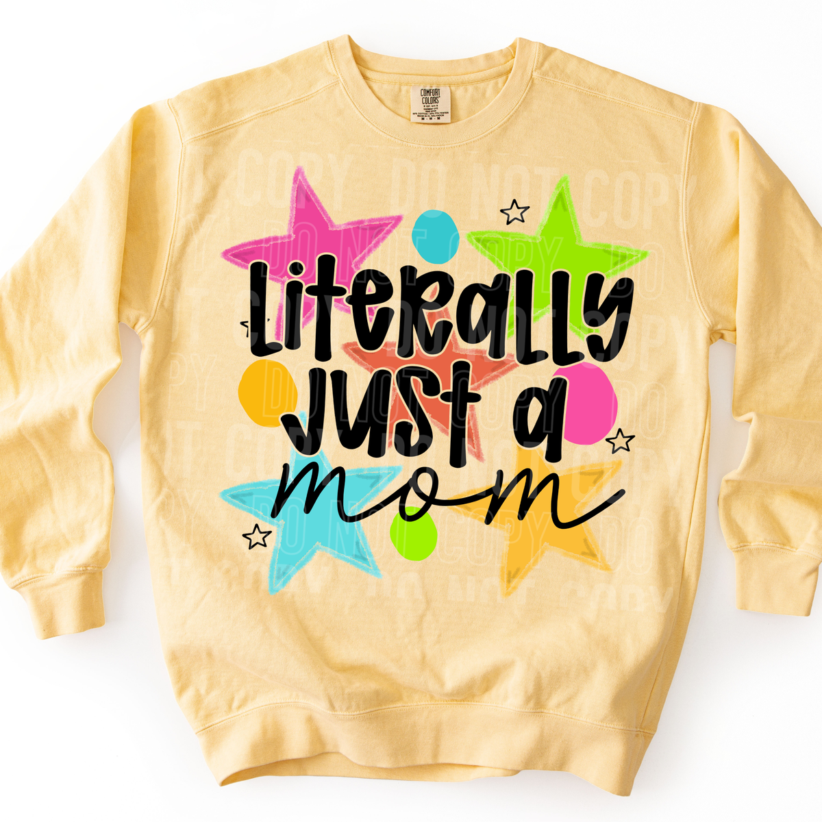 Literally just a mom stars (SBB) Sunday Special DTF transfer