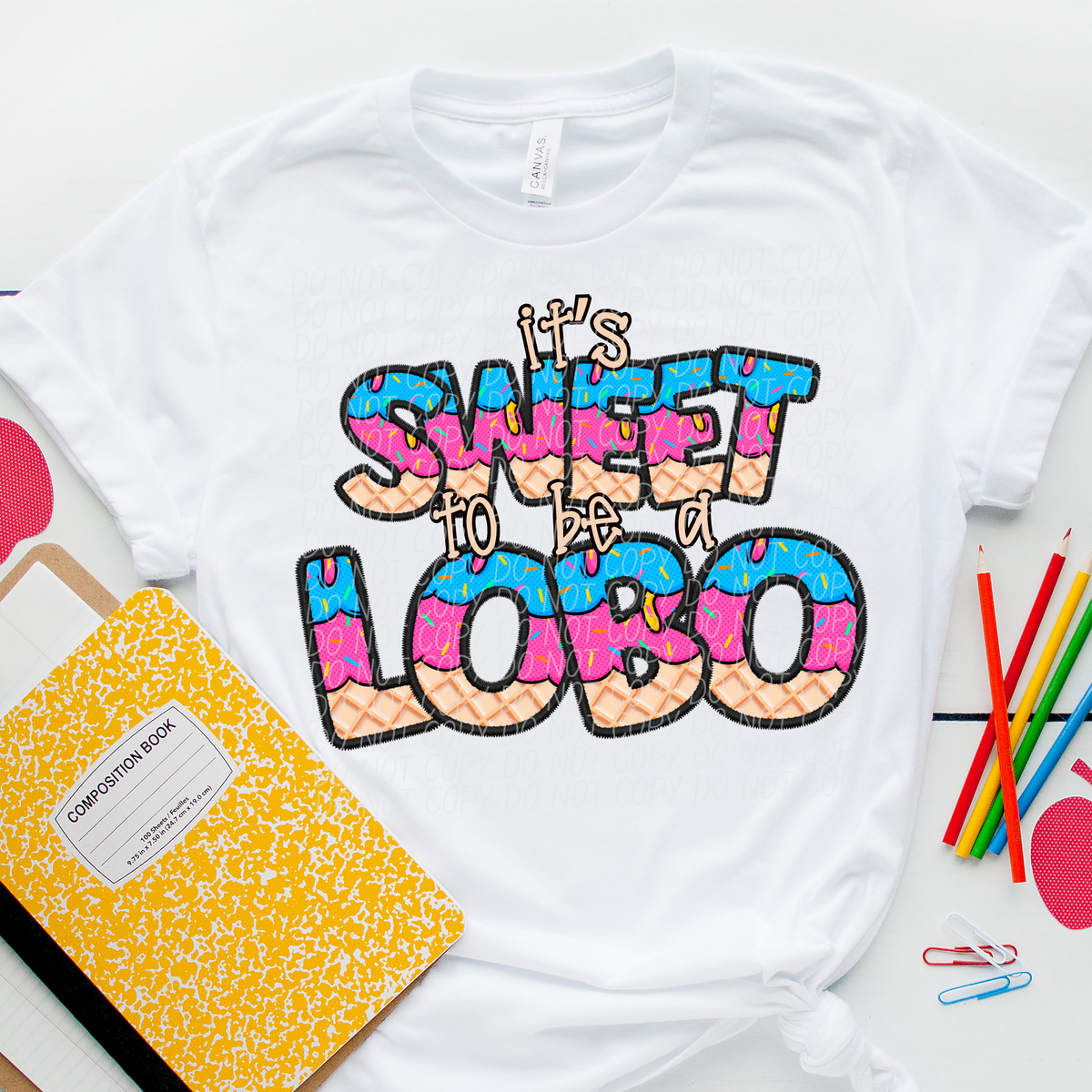 It's sweet to be a LOBO drip (Caplinger) DTF transfer