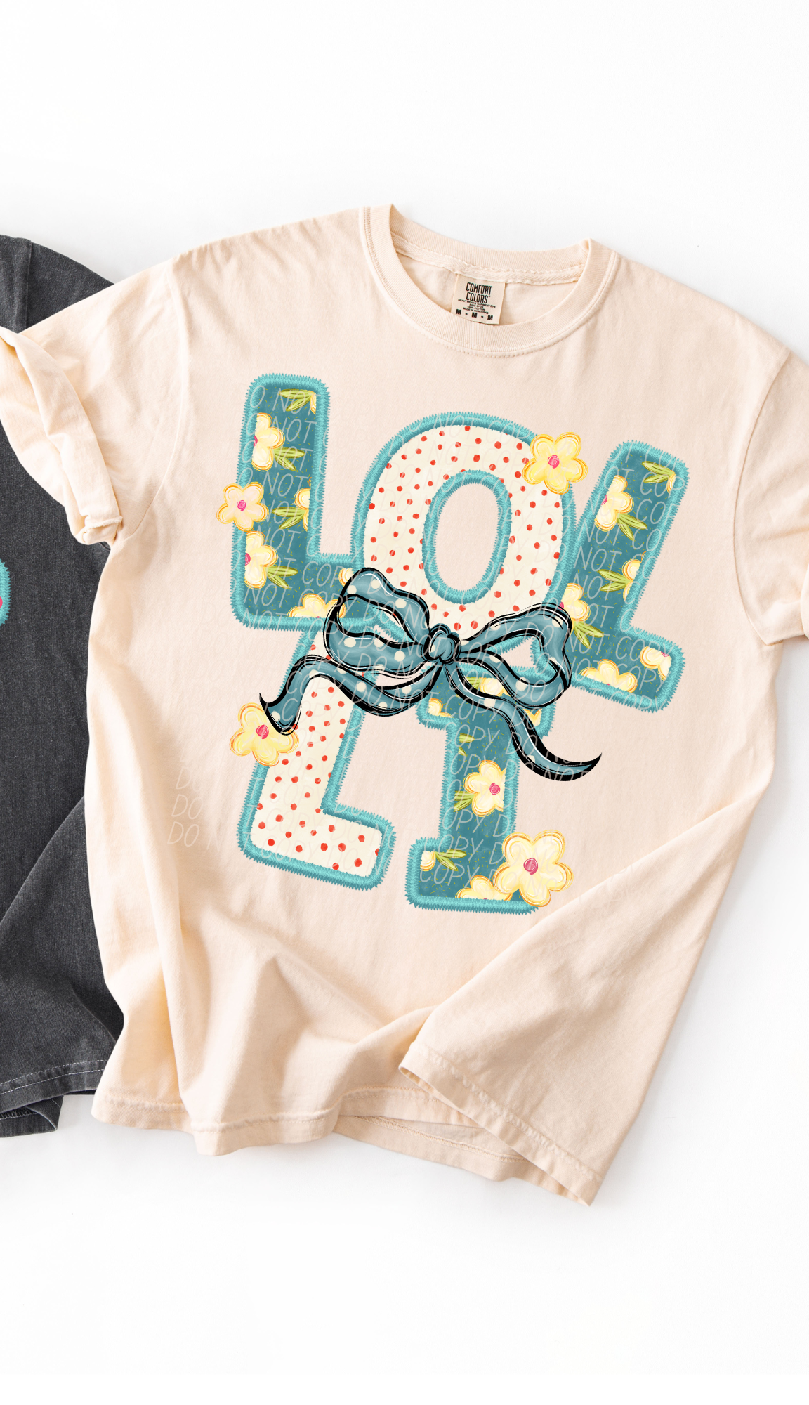 Lolli Vintage Name with Bow (City) DTF Transfer