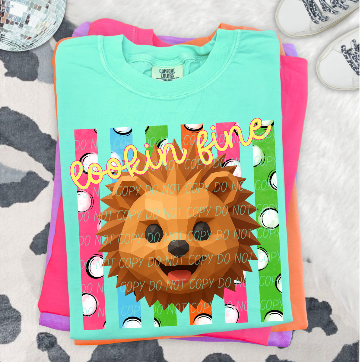 lookin fine porcupine (City) DTF Transfer
