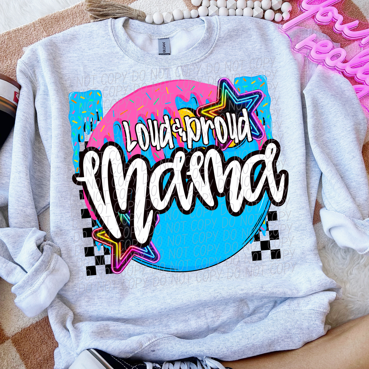 Loud and Proud Bowling Mama Drip (CITY) DTF transfer