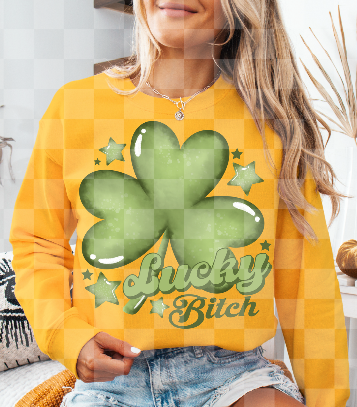 Lucky B 3 lead clover (Lyttle) DTF Transfer