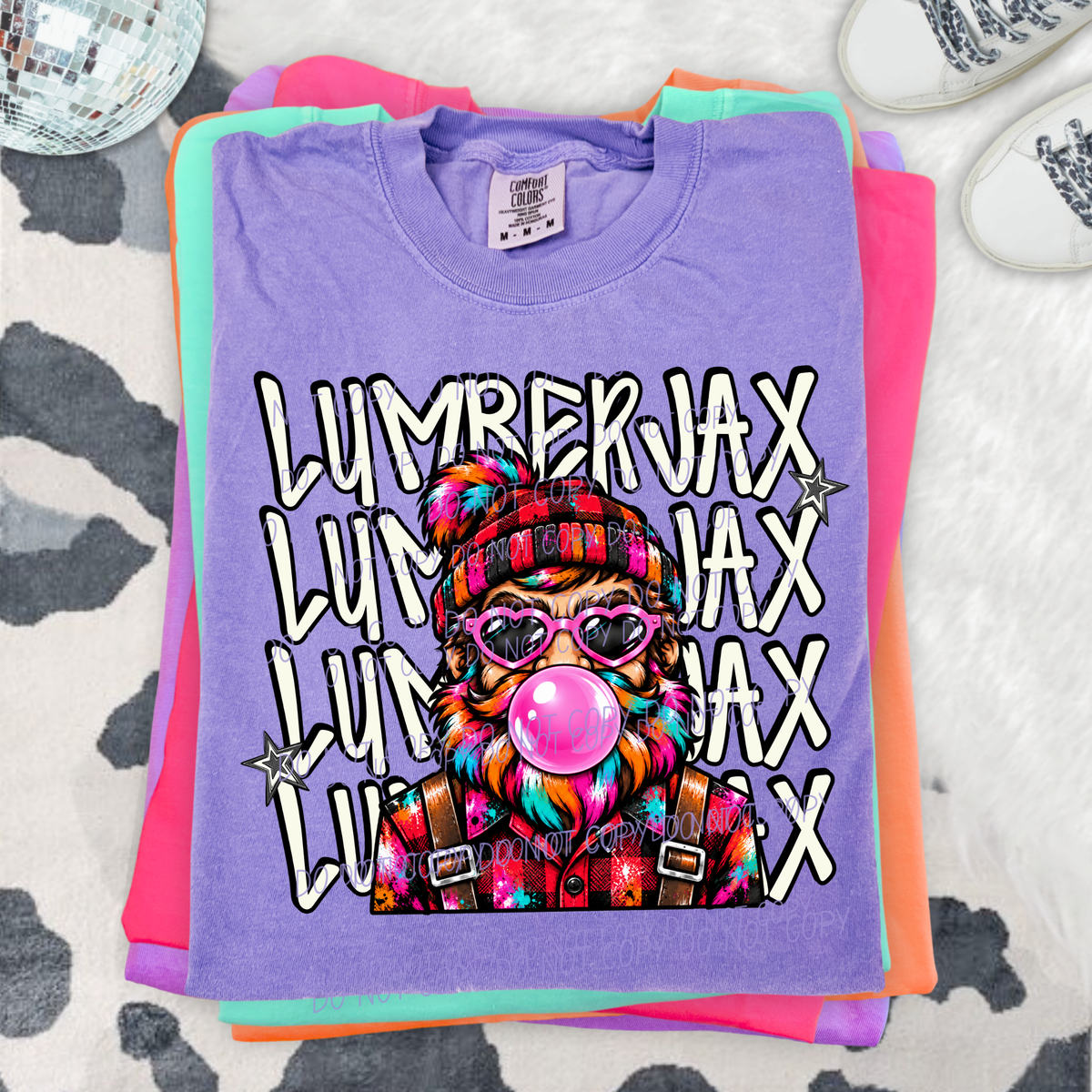 lumberjax pretty little rebels mascot (city) DTF Transfer