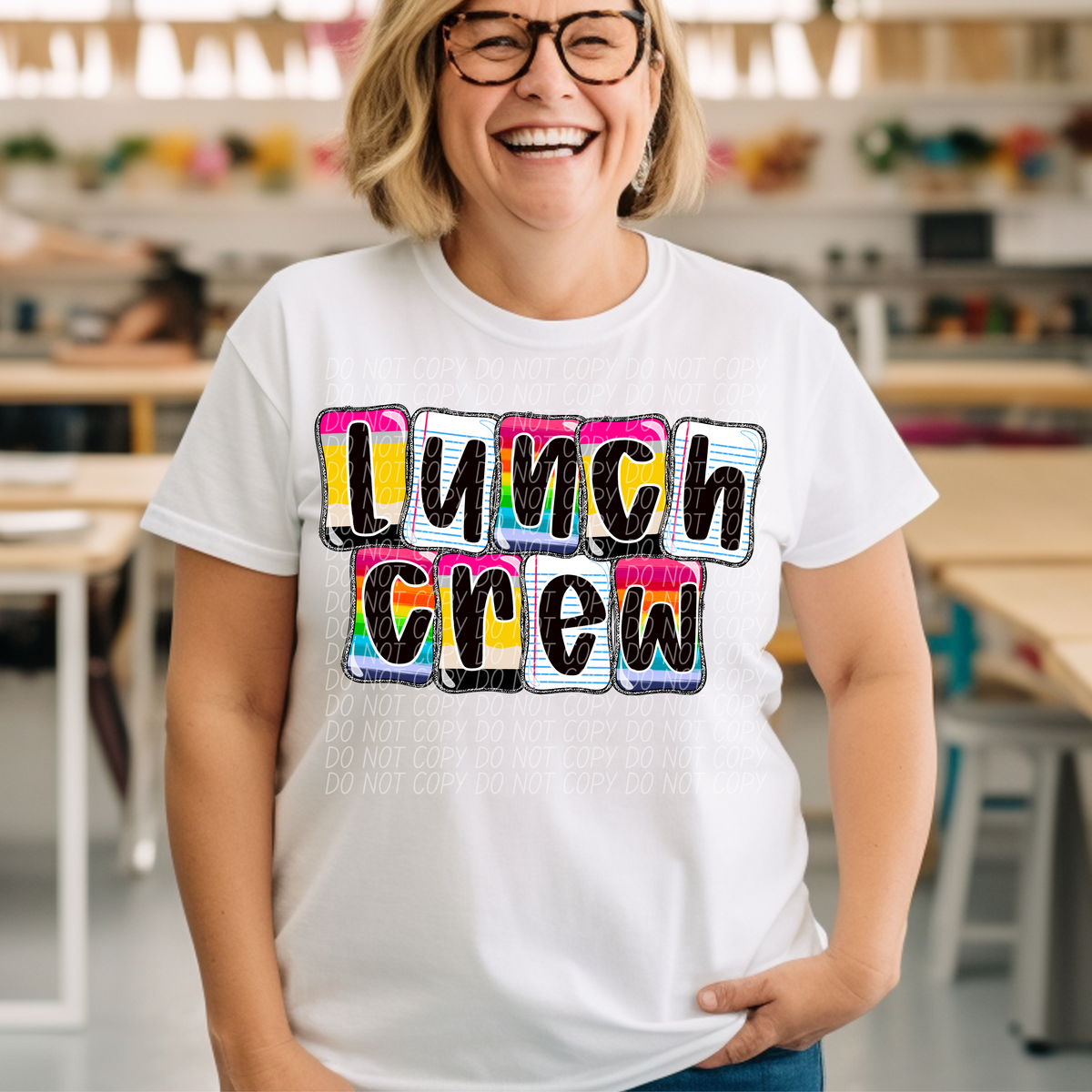 Lunch Crew School Daze (CITY) DTF transfer