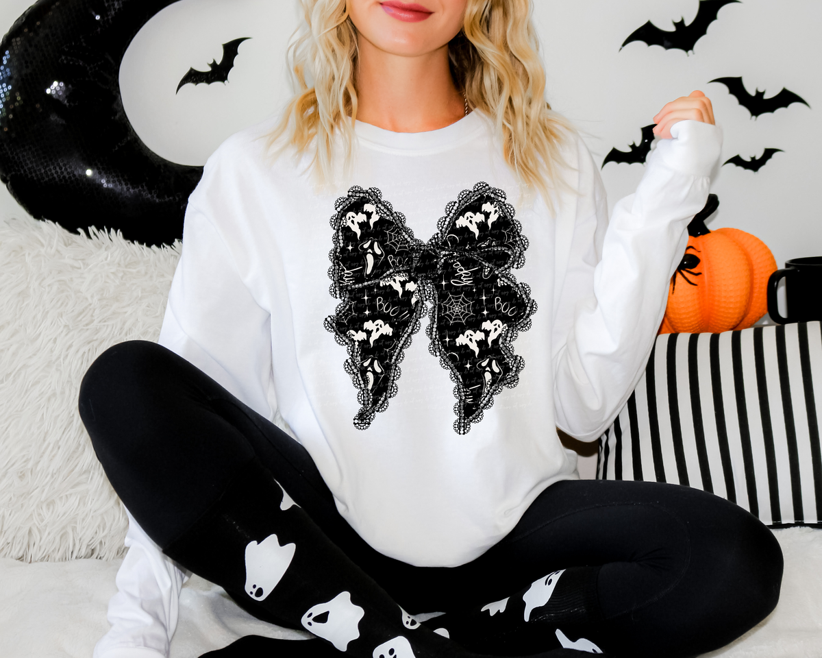 Laced Spooky Bow 104844 DTF transfer