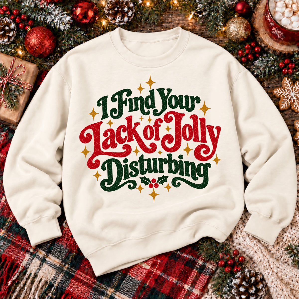 I find your lack of jolly disturbing (SDD) DTF Transfer