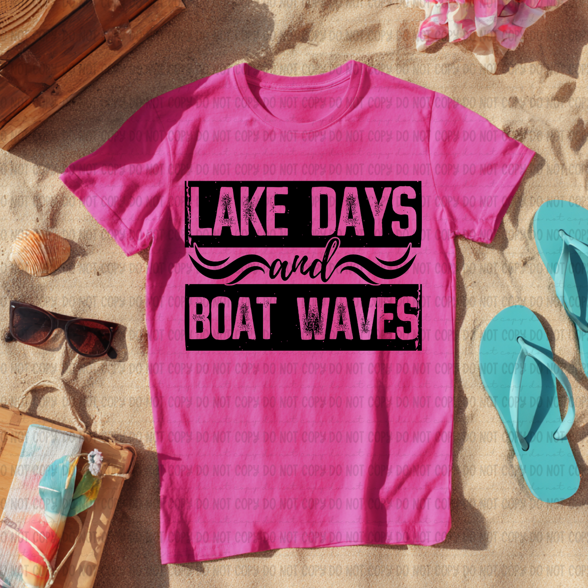 Lake days and boat waves (Revel) DTF Transfer
