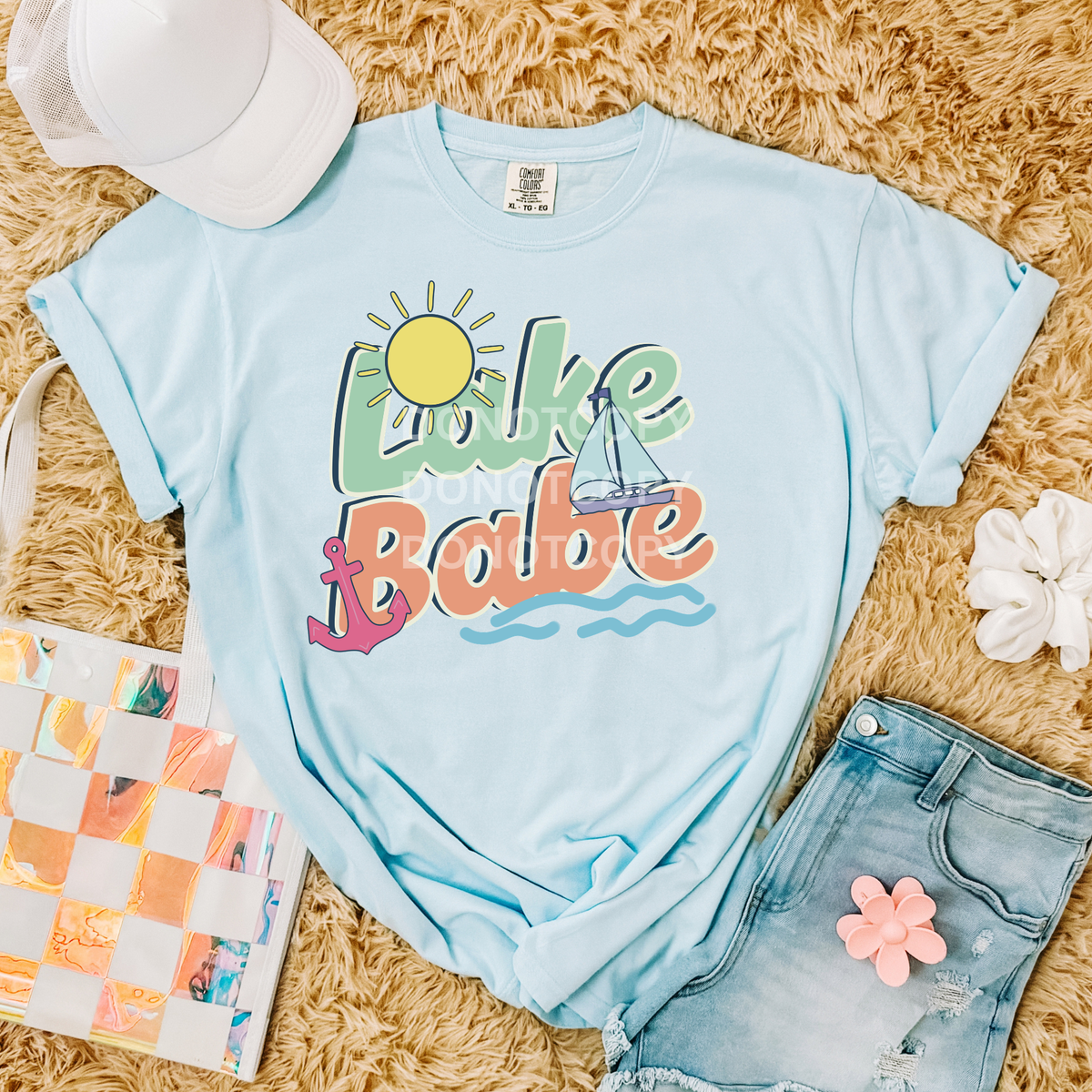 Lake babe with sun (CSG) DTF Transfer