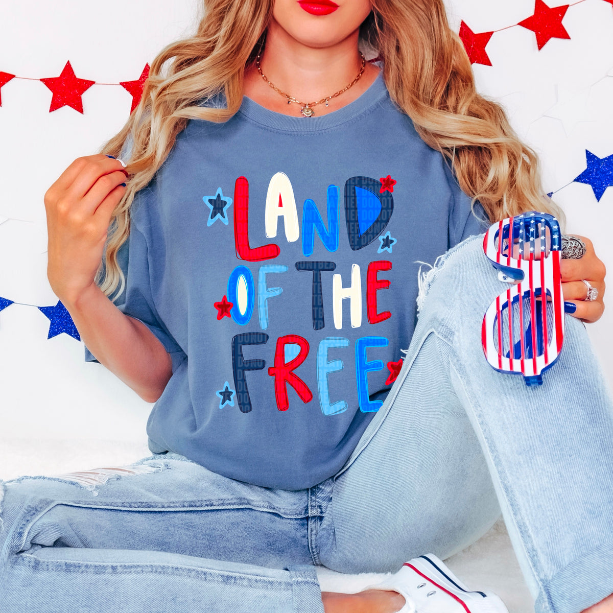 Land of the free DTF transfer