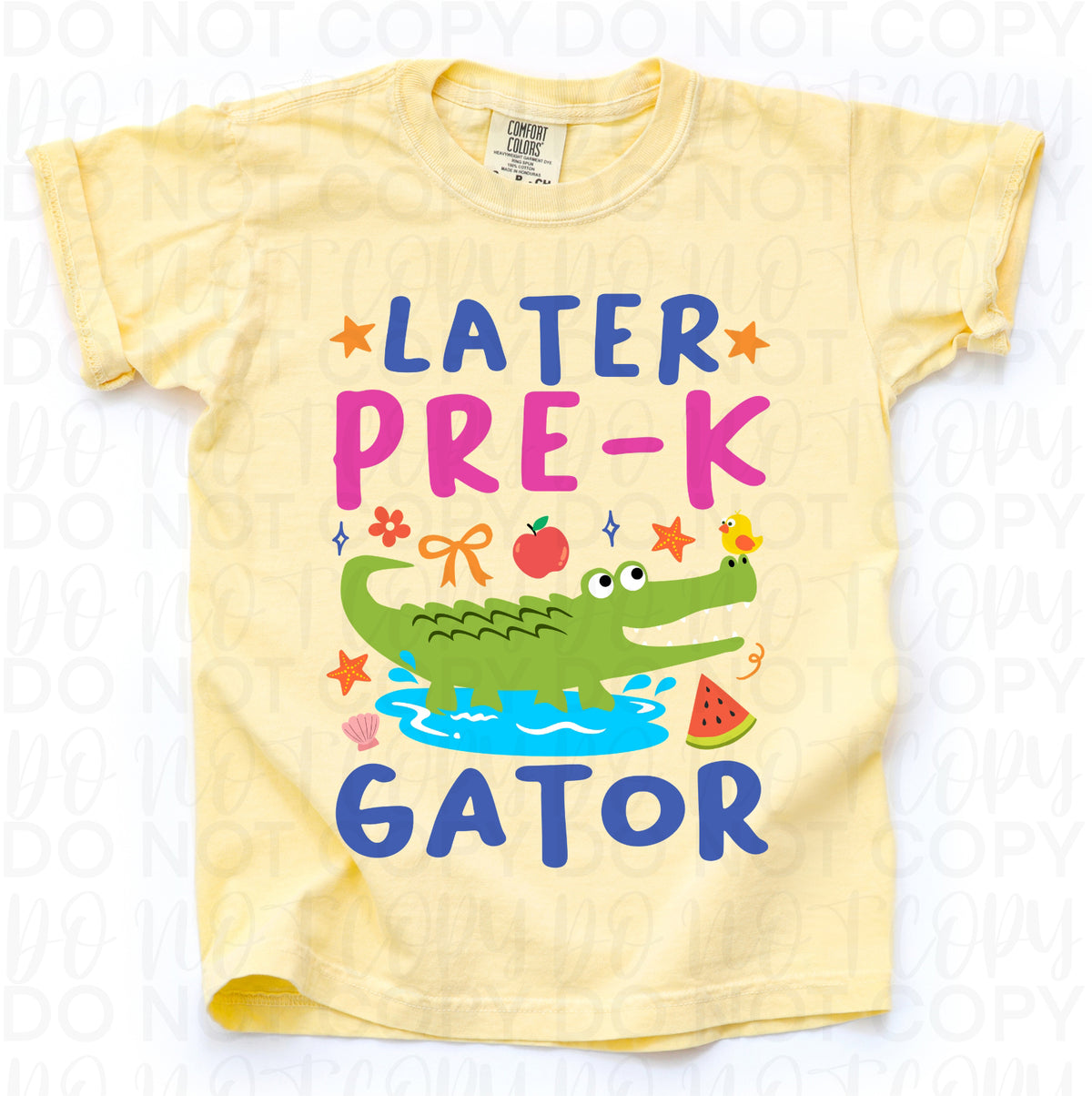Later gator pre-k (UAC) DTF Transfer