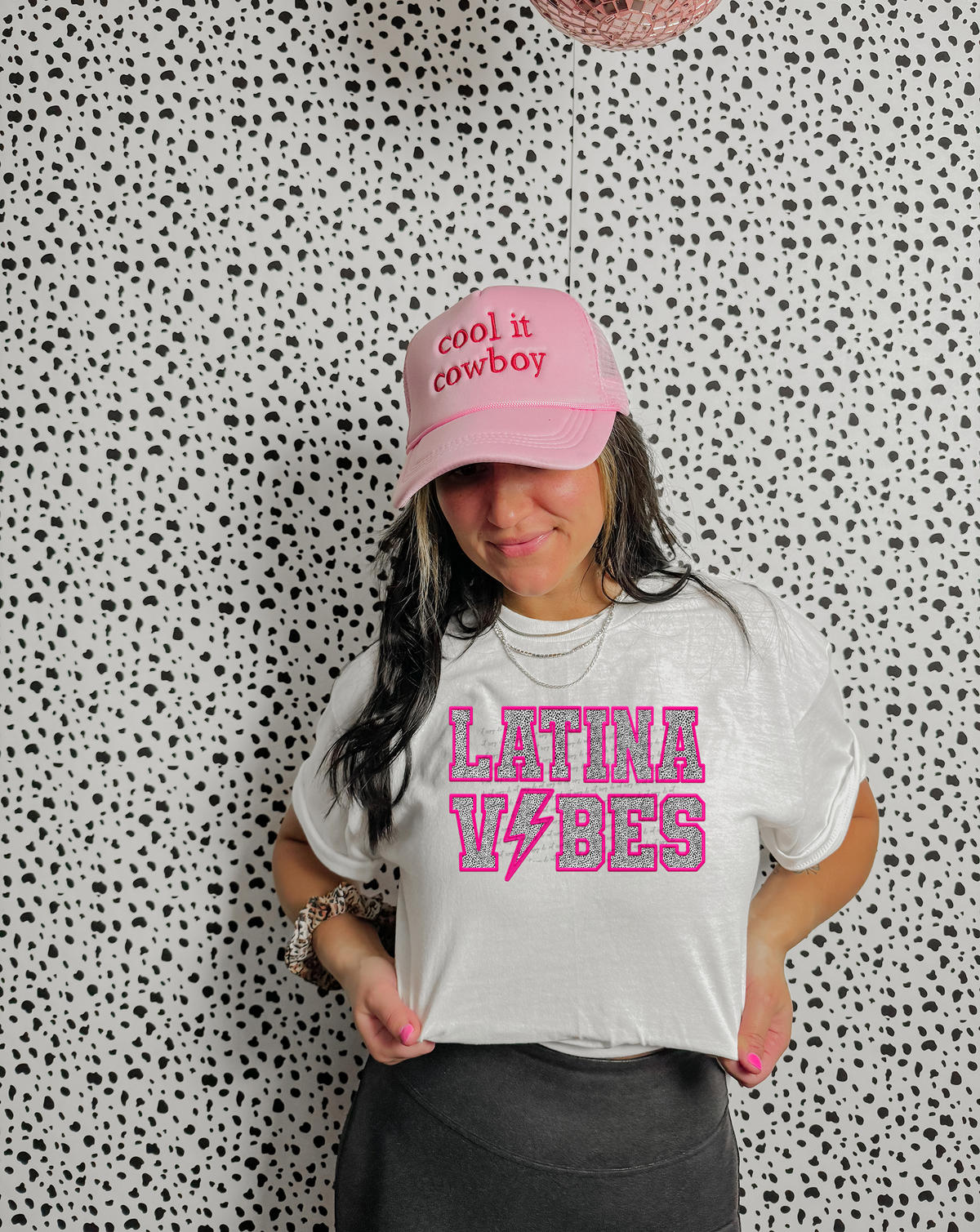 Latina Vibes Faux Embroider 46715 DTF transfer