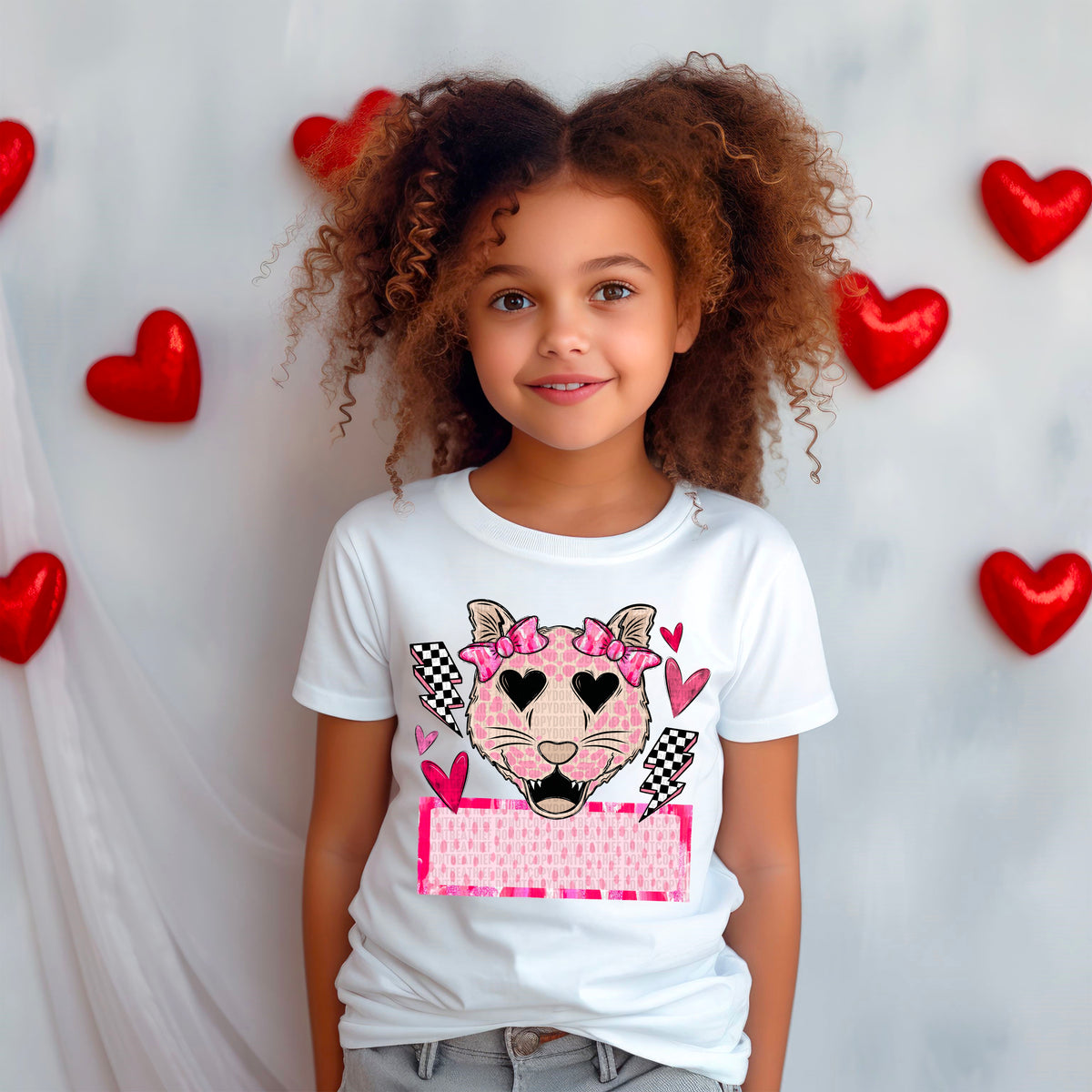 pink leopard name tag (SDD) 68636 DTF transfer