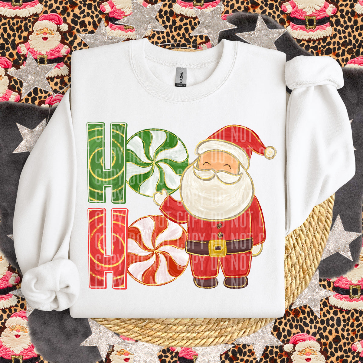 Hoho Santa Claus 63969 DTF transfer