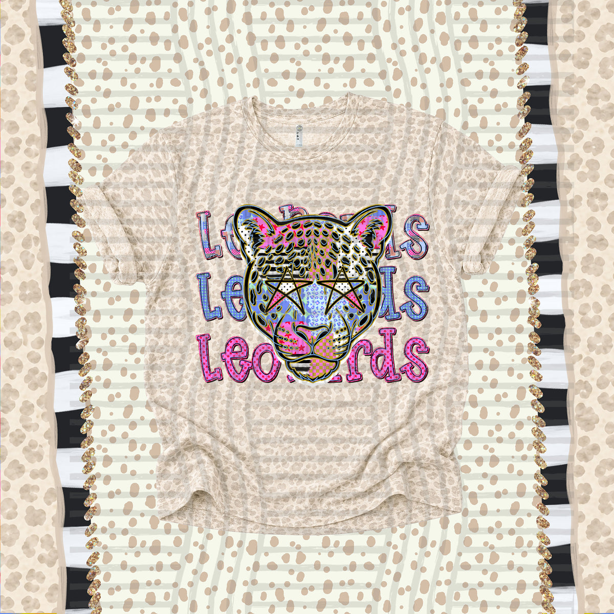 Leopards-Dolly Doodle Print (Caplinger) DTF Transfer