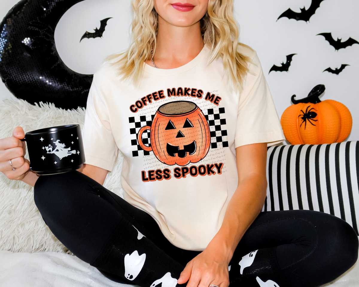 Coffee Makes Me Less Spooky 51468 DTF transfer