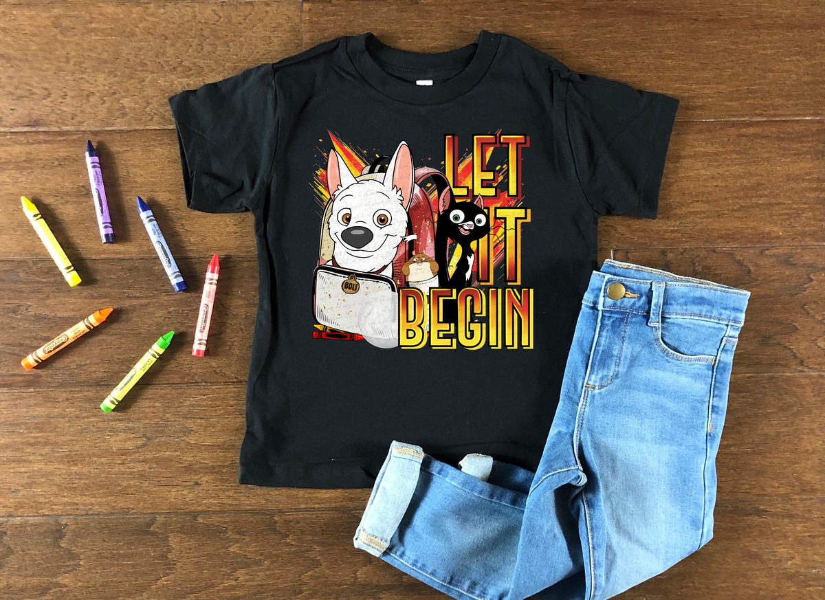 Let It Begin Bolt Backpack 108983 DTF transfer