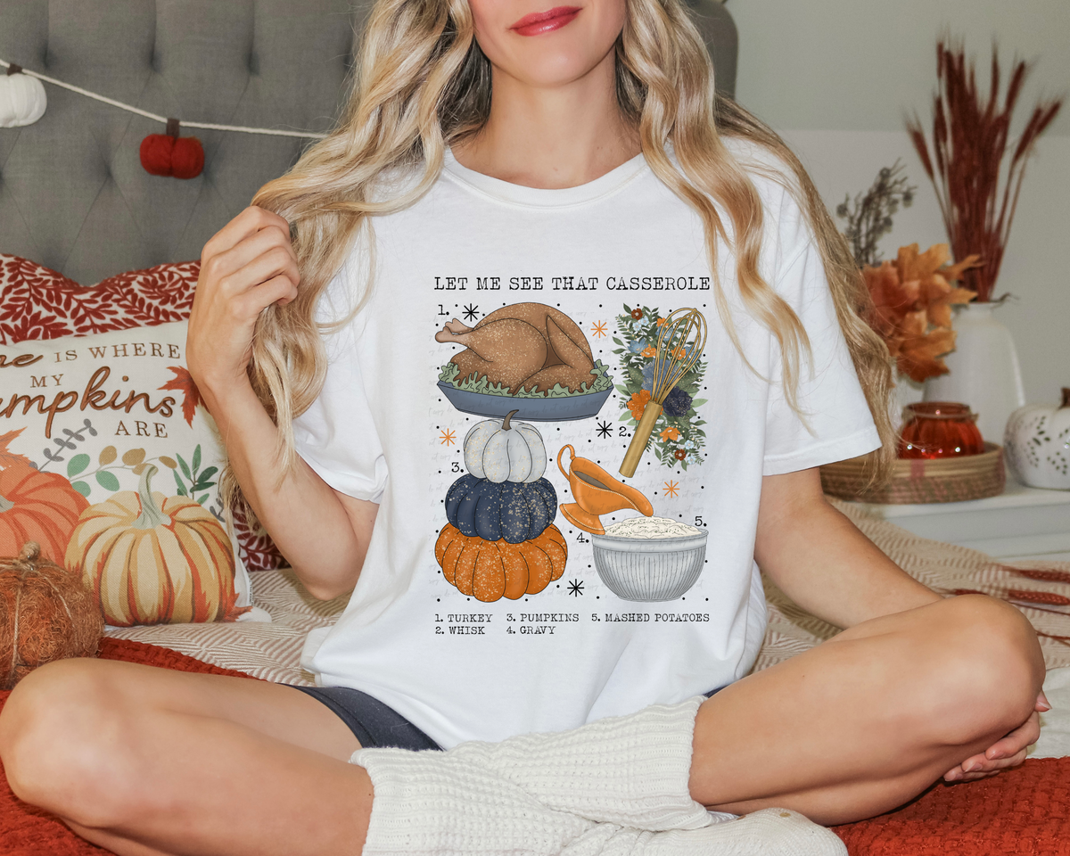 Let Me See That Casserole Chart 115686 DTF Transfer