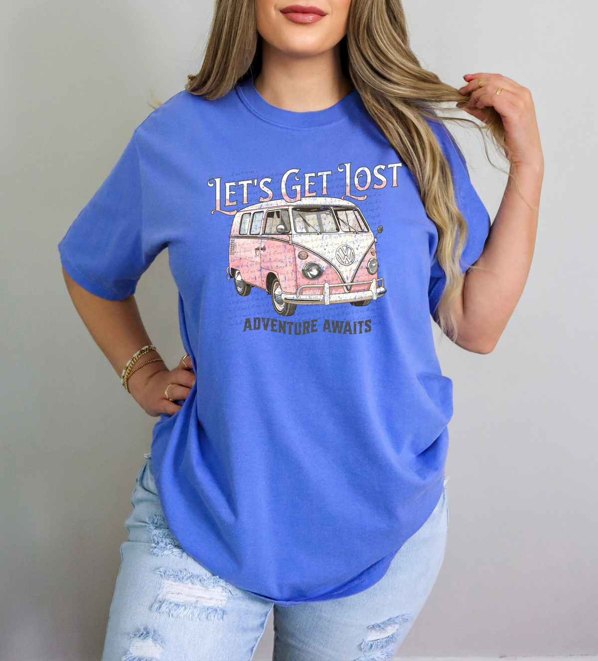Let's Get Lost Adventure Awaits 59525 DTF transfer