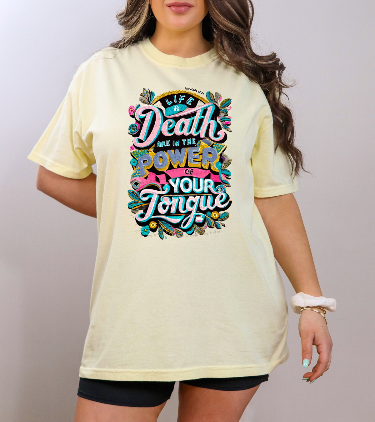 Life And Death Are In The Power Of Your Tongue 76947 DTF Transfer