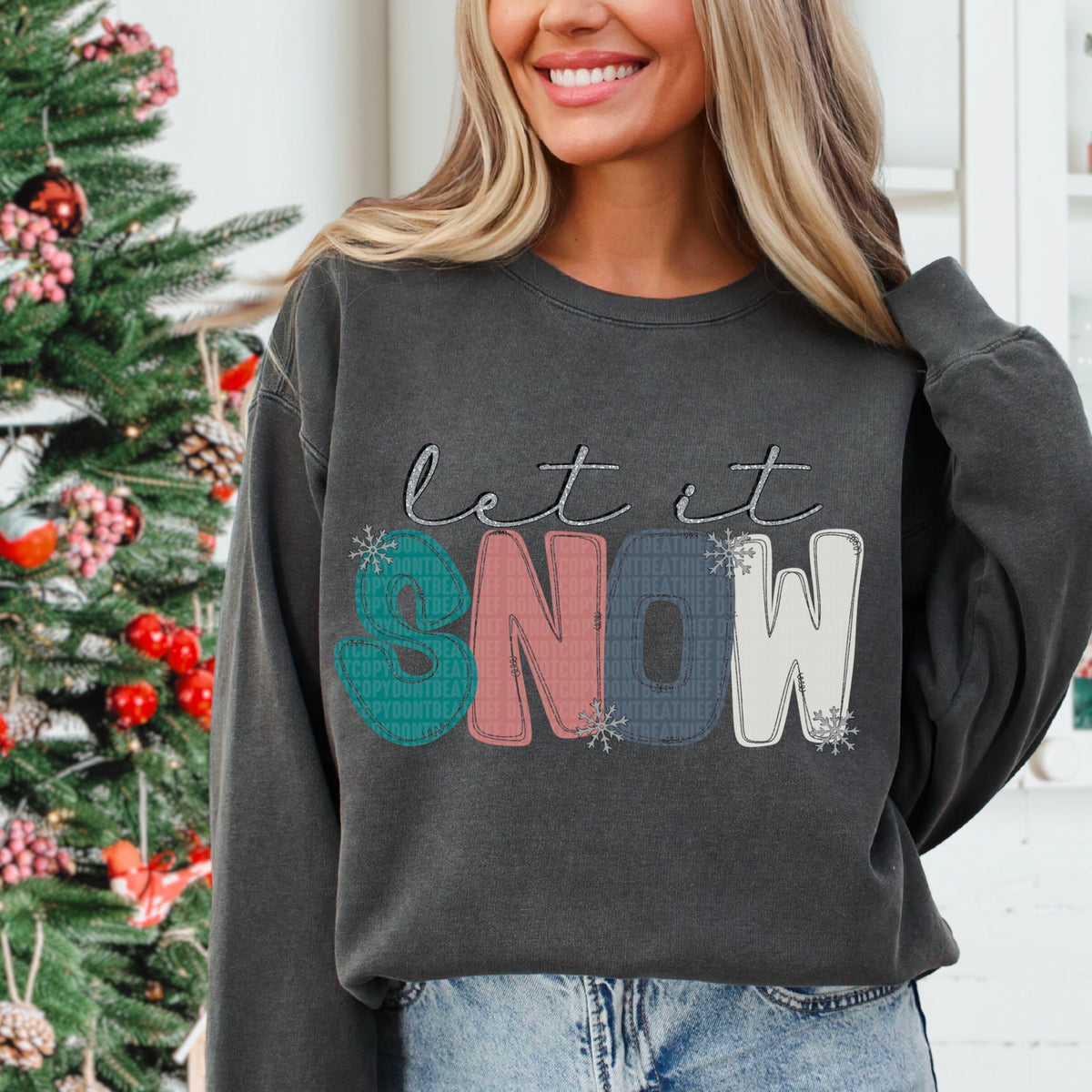 Let It Snow (SDD) DTF Transfer