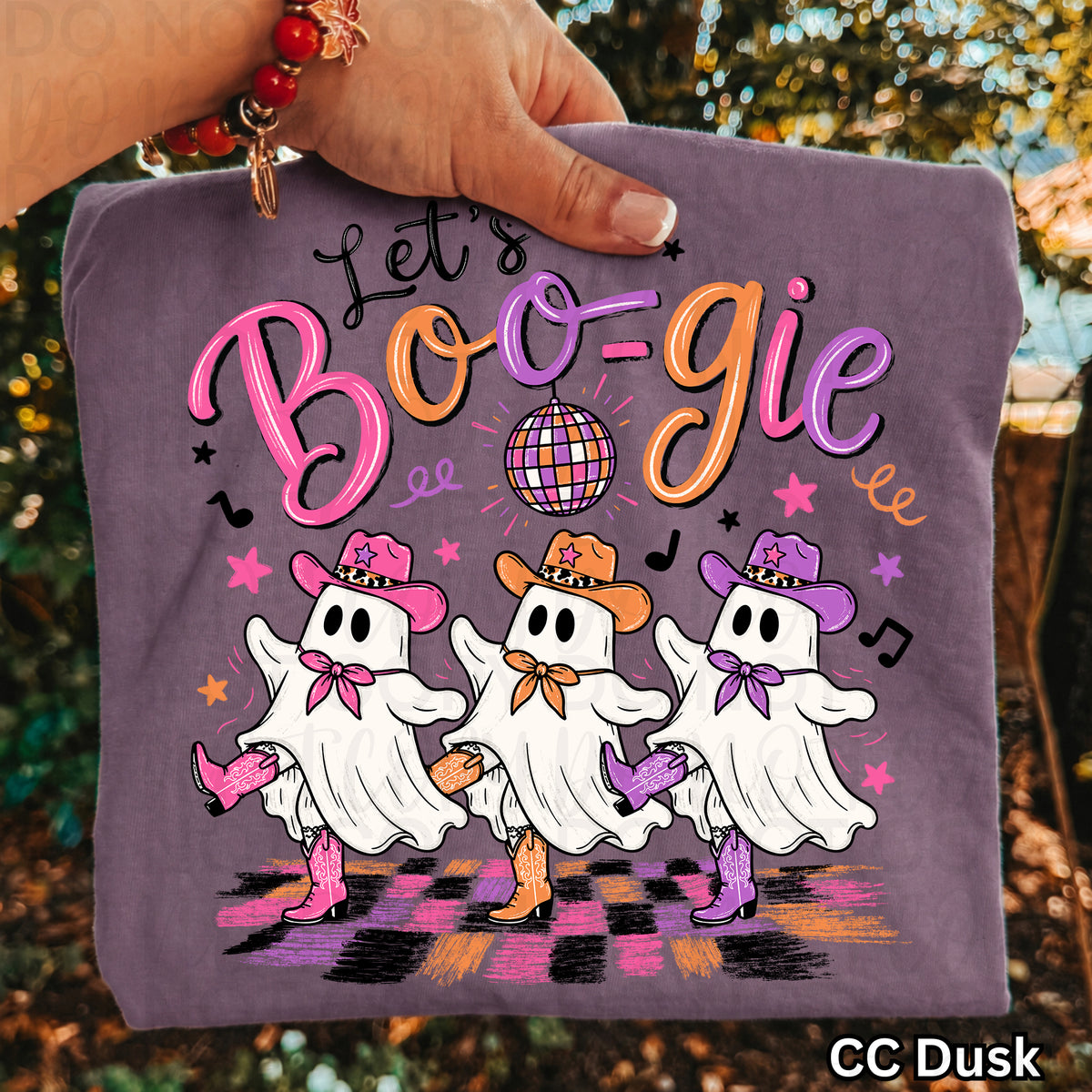 Let's boo-gie ghosts (UAC) DTF Transfer