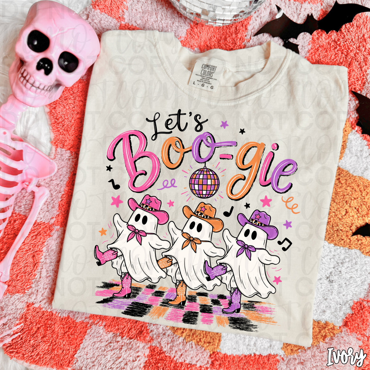 Let's boo-gie ghosts (UAC) DTF Transfer