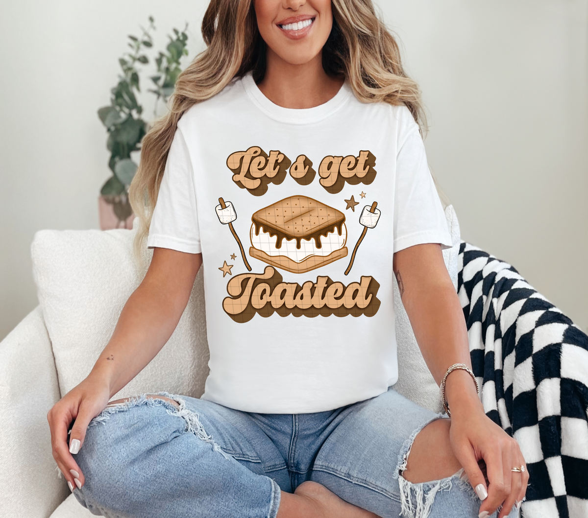 Lets get toasted (Linda) DTF transfer