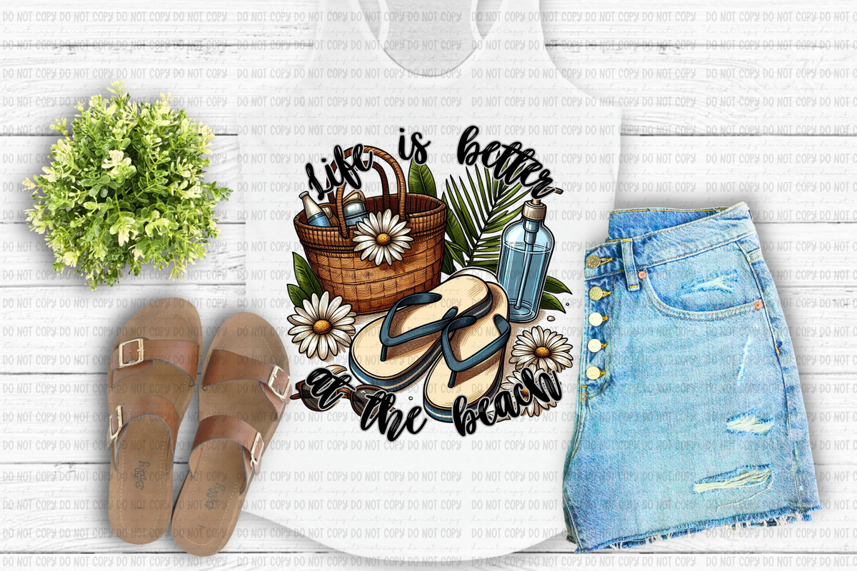 Life is better at the beach (Revel) 102274 DTF transfer