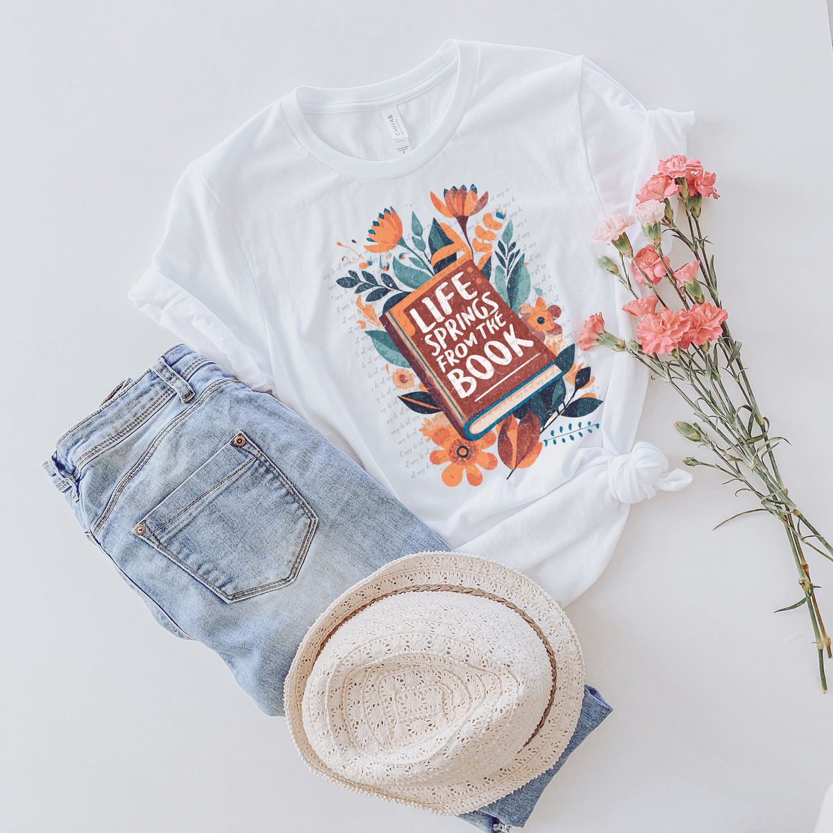 Life Springs From The Book 81230 DTF Transfer