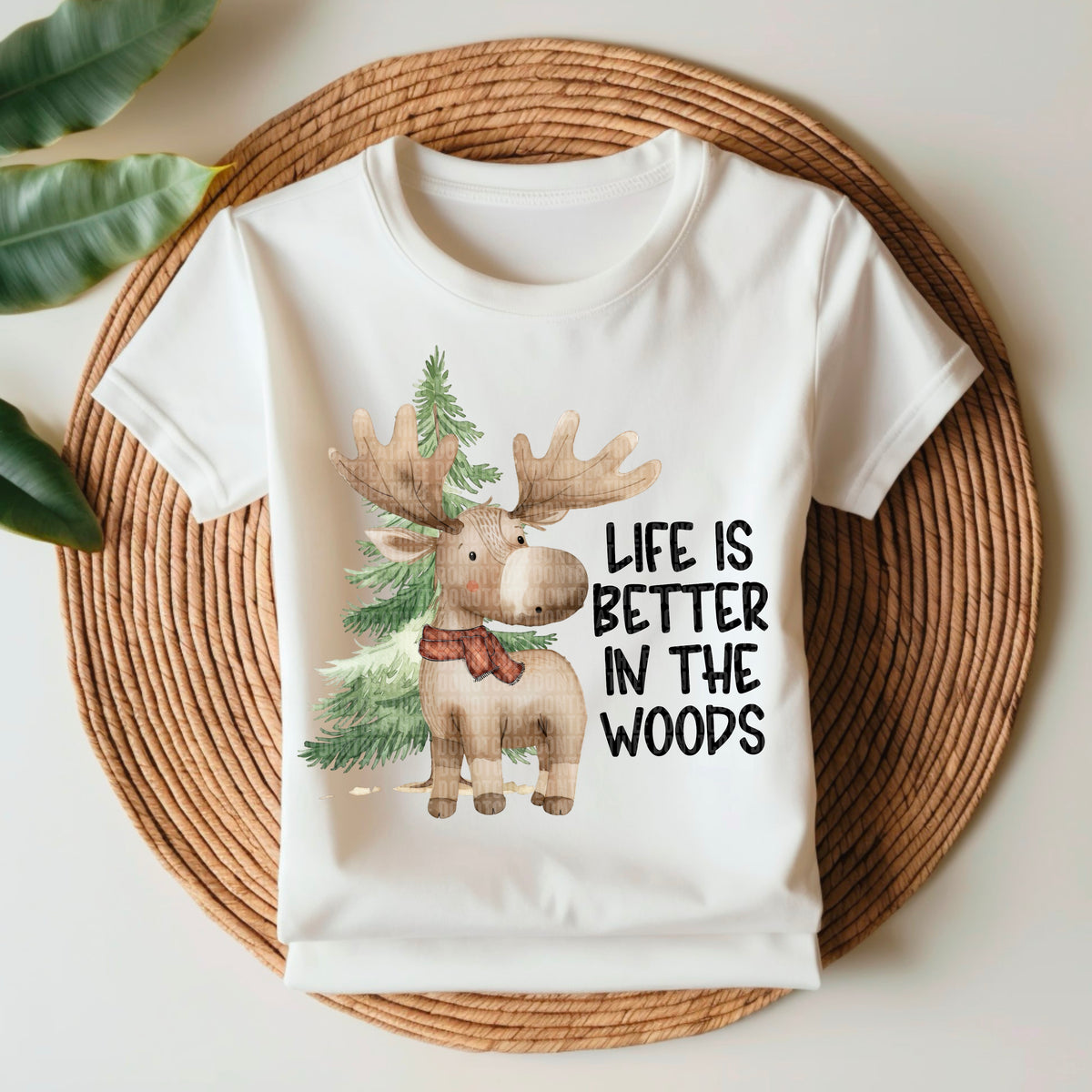 Life Is Better In The Woods (SDD) DTF Transfer