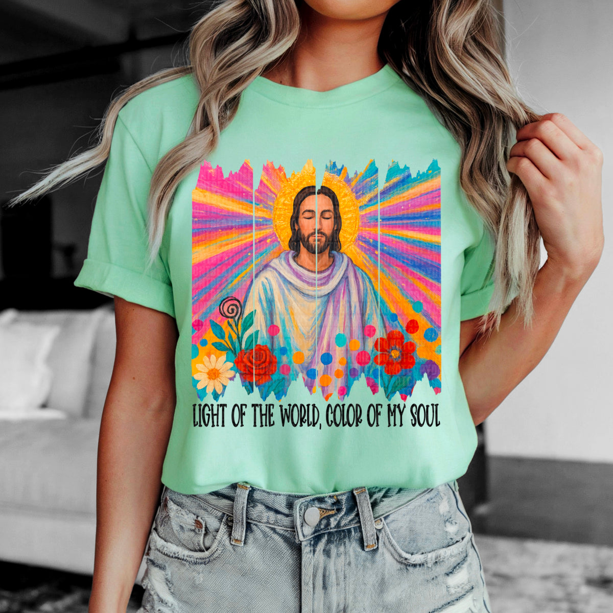 Light of the world, Color of my soul (SDD) DTF transfer