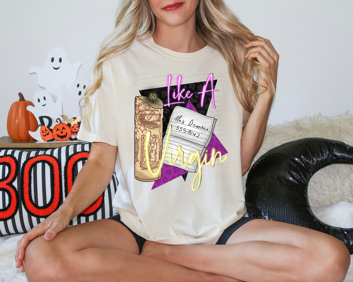 Like A Virgin Max Candle 115518 DTF transfer