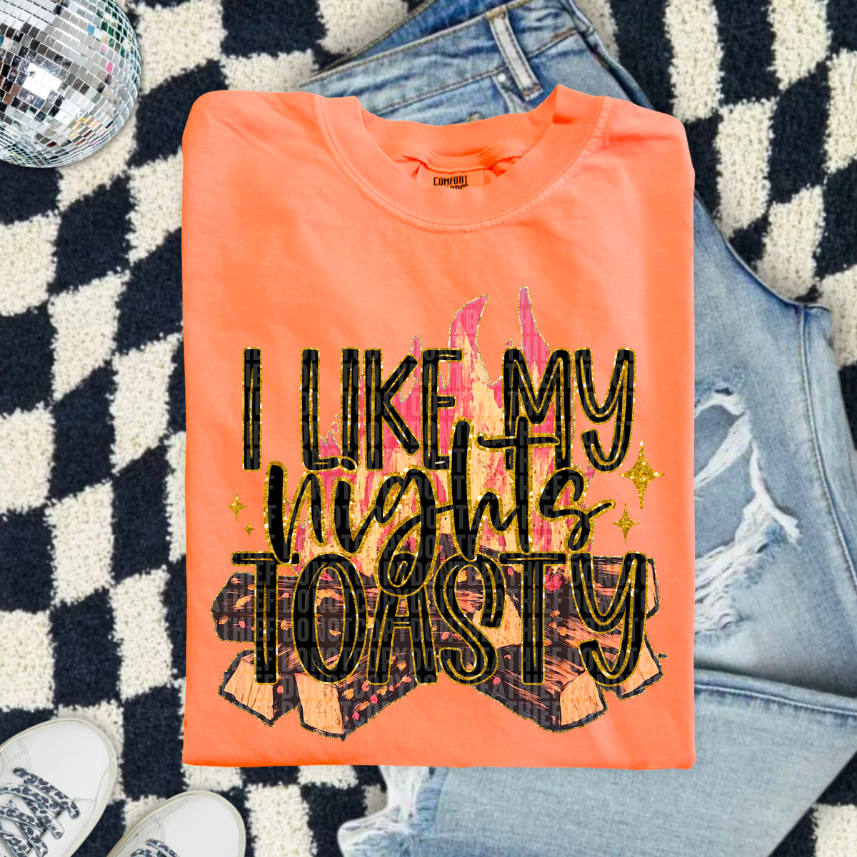I like my nights toasty (SDD) 102292 DTF transfer