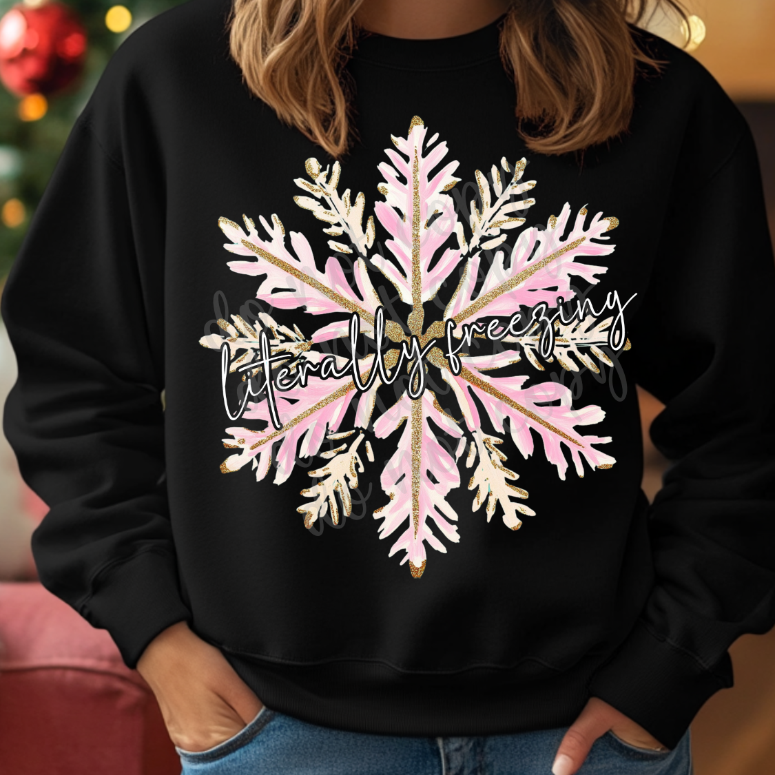 Literally freezing (Parker)  DTF Transfer