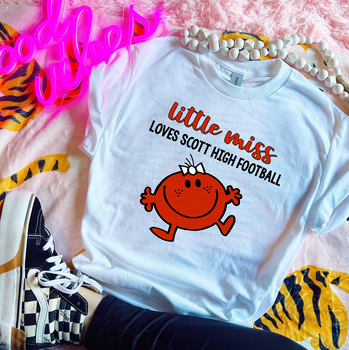 Little Miss Loves Scott High Football 114671 DTF transfer