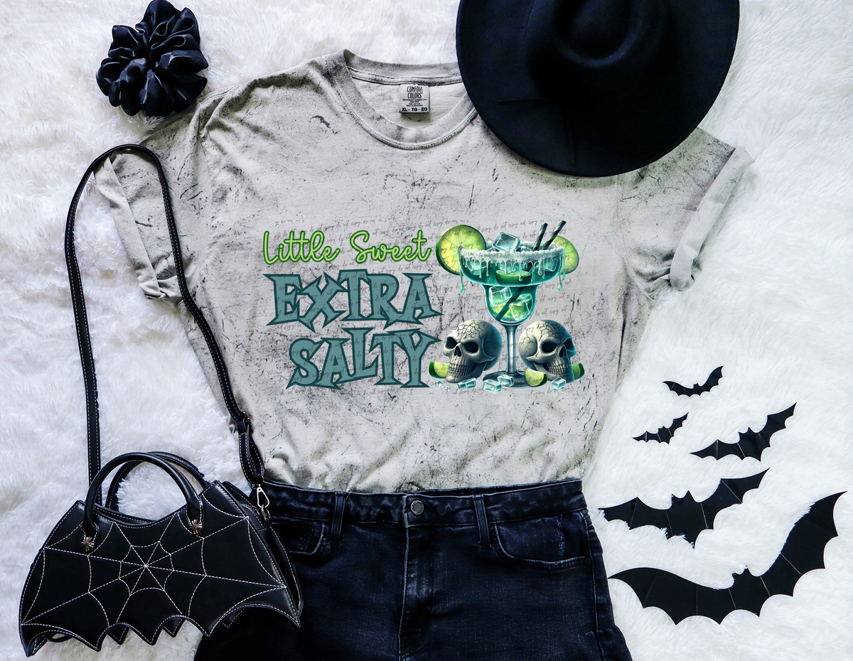 Little Sweet Extra Salty Skulls 46314 DTF transfer