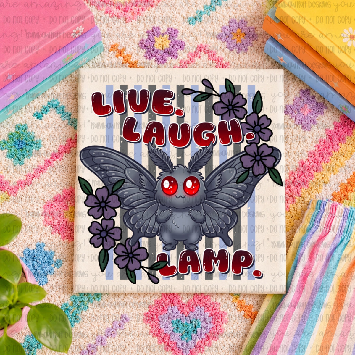 Live laugh lamp (RRD) DTF transfer