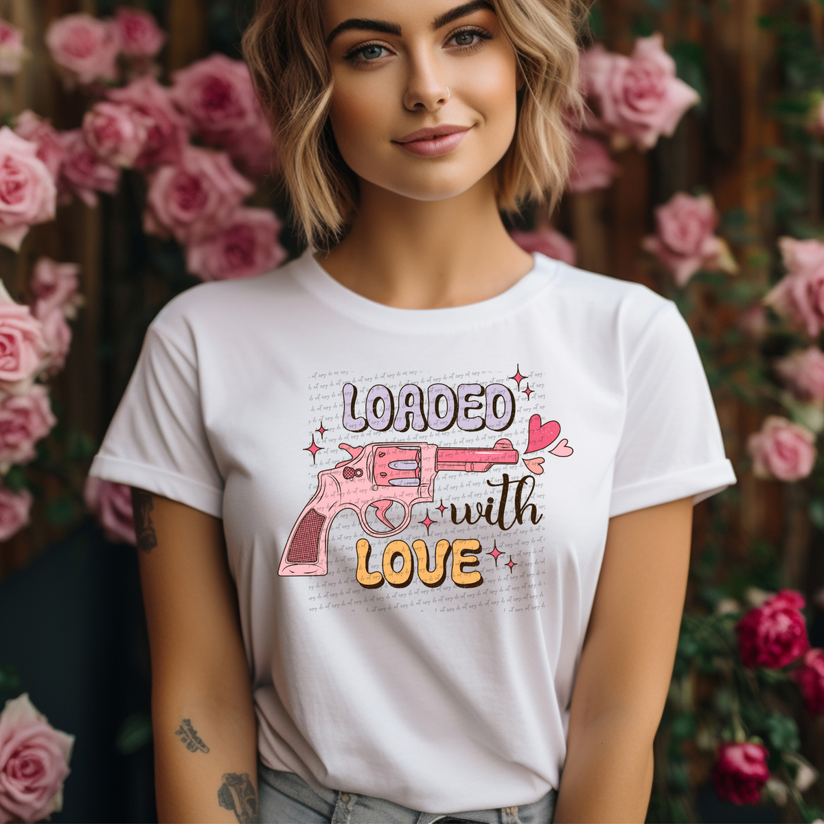 Loaded With Love 71690 DTF Transfer