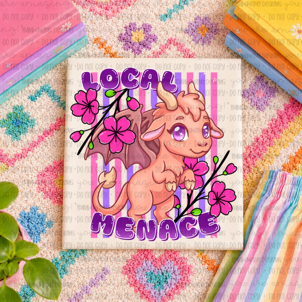Locally menace (RRD) DTF transfer
