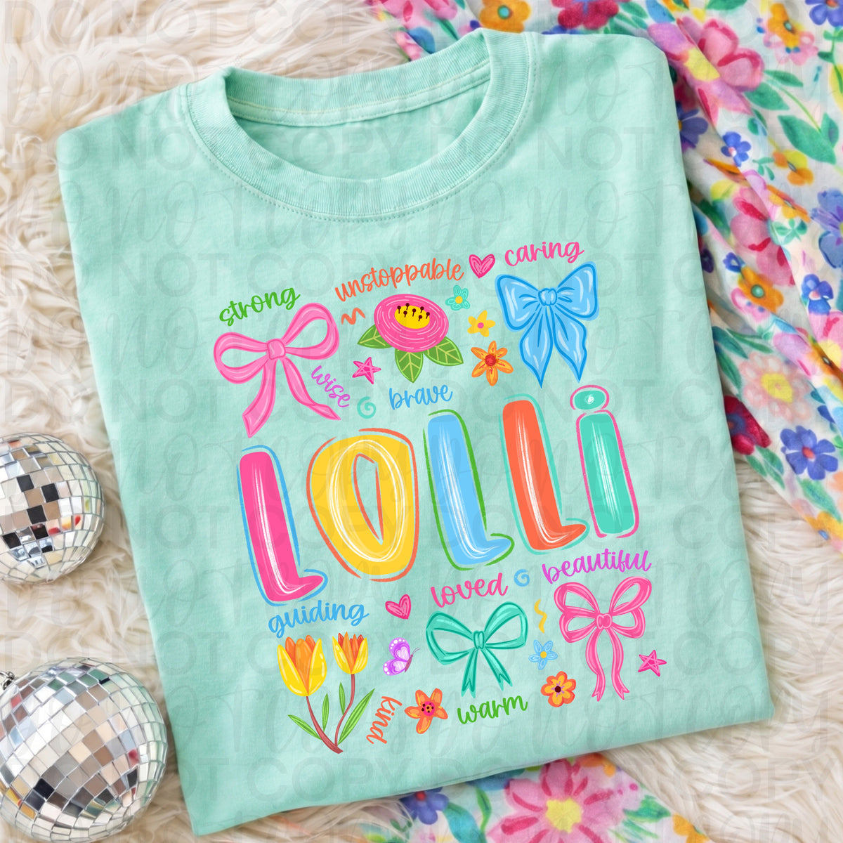 Lolli doodle frame (UAC) DTF Transfer